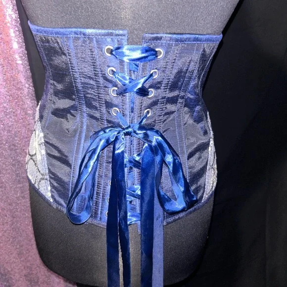 Midnight Blue Underbust Corset by Corset Story - Picture 6 of 8